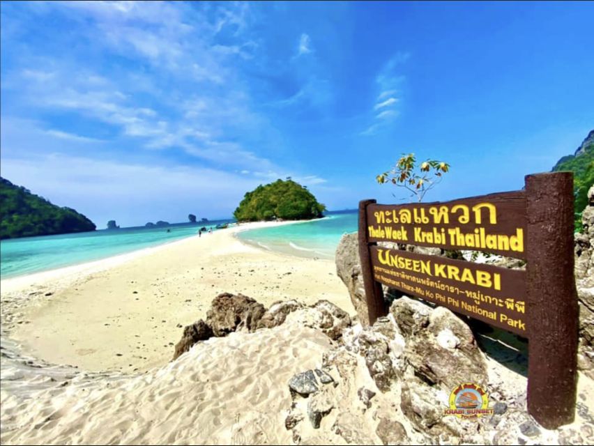 Krabi: 4 Islands Snorkeling Tour by Longtail Boat - Koh Poda is the day’s main beach break