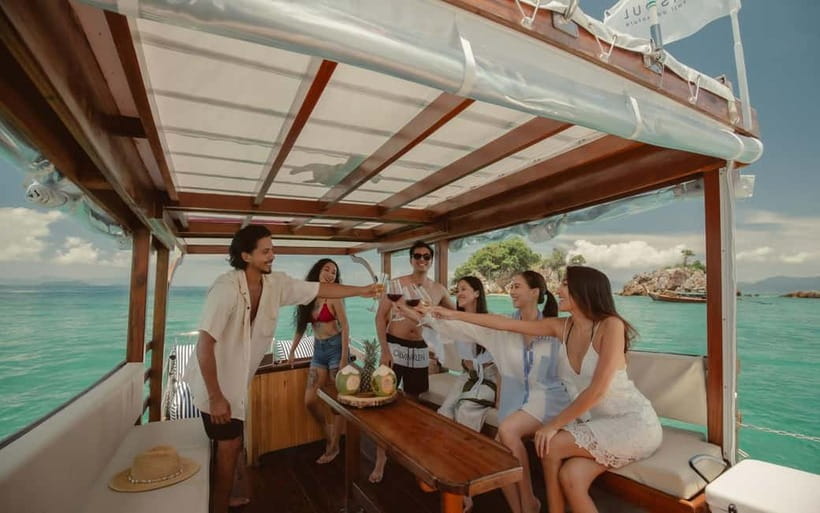 Krabi: 7 Island Tour by Luxury Longtail Boat with Snorkeling - Tup Island, Chicken Island, Koh Mor, and Puya Bay