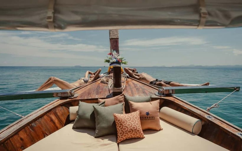 Krabi: 7 Island Tour by Luxury Longtail Boat with Snorkeling - What the Boat Service Adds