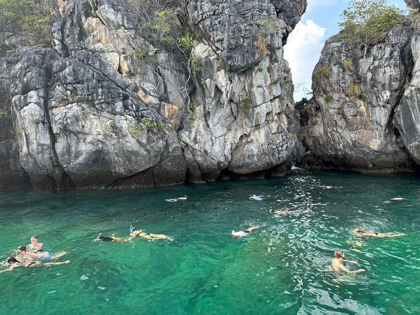 Krabi: 7 Islands Sunset by Longtail Boat with Snorkeling - Koh Raeng and the glowing plankton