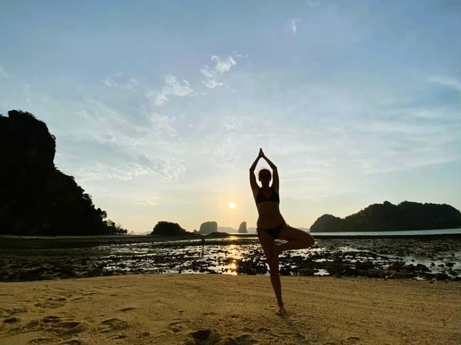Krabi: Bioluminescent Plankton, Snorkeling & Sunset Tour - Phra Nang Cave Shrine from the water