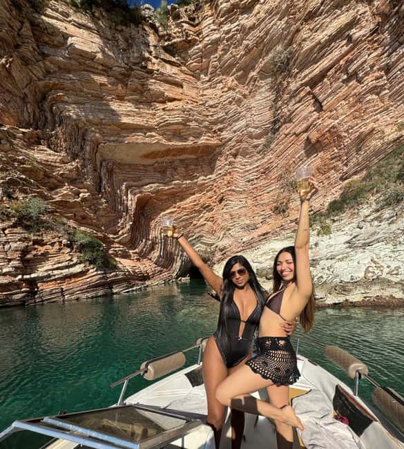Ksamil Pigeon Cave Snorkeling free Drinks Speedboat In Group - Starting at Mango Beach Bar