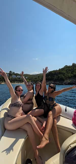 Ksamil Pigeon Cave Snorkeling free Drinks Speedboat In Group - Kep Merli and the first coastal views