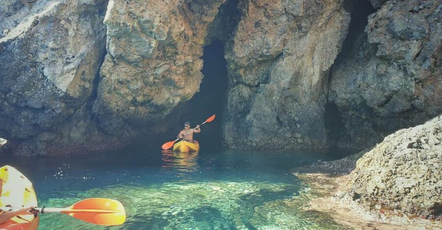 La Herradura: Maro Cliffs Kayak and Snorkeling Tour - Clear water, coves, and the snorkeling stop