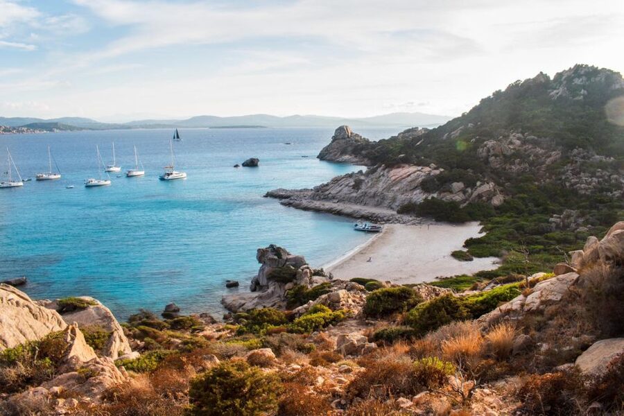 La Maddalena: afternoon snorkeling tour from Porto Pollo - Leaving Porto Pollo by rubber dinghy