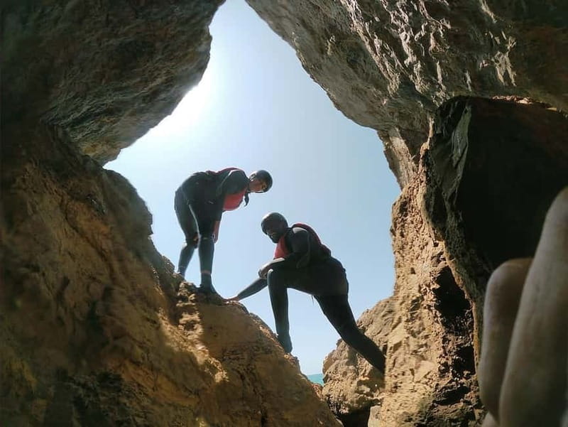 Lagos: Algarve Coasteering and Snorkeling Adventure - What coasteering near Sagres actually involves