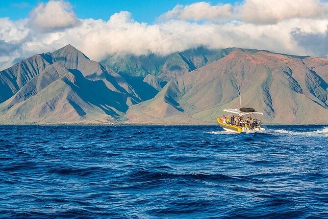 Lanai Deluxe Dolphin Adventure & 3 Snorkel Sites - The ride across to Lanai