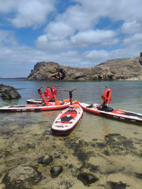 Lanzarote: Electric Paddle Surf and Snorkel Excursion at Papagayo Beach - Fifty minutes beside Papagayo’s coves and cliffs