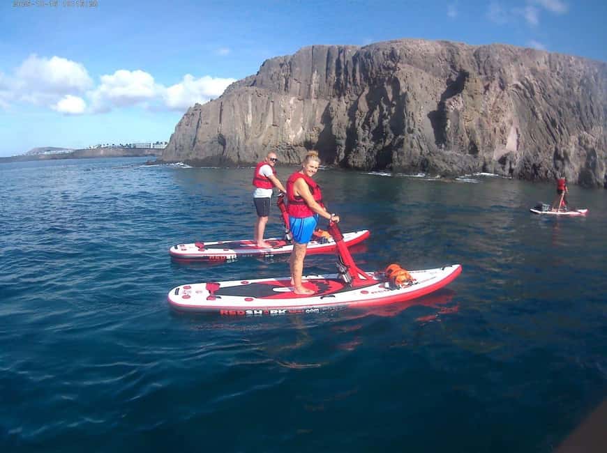 Lanzarote: Electric Paddle Surf and Snorkel Excursion at Papagayo Beach - The Papagayo snorkeling stop