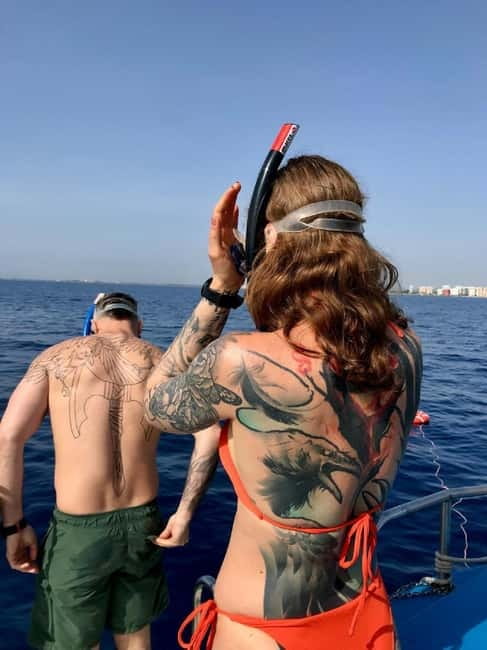 Larnaca: Snorkelling Zenobia Wreck Plus Mini Cruise - Equipment, briefing, and getting into the water
