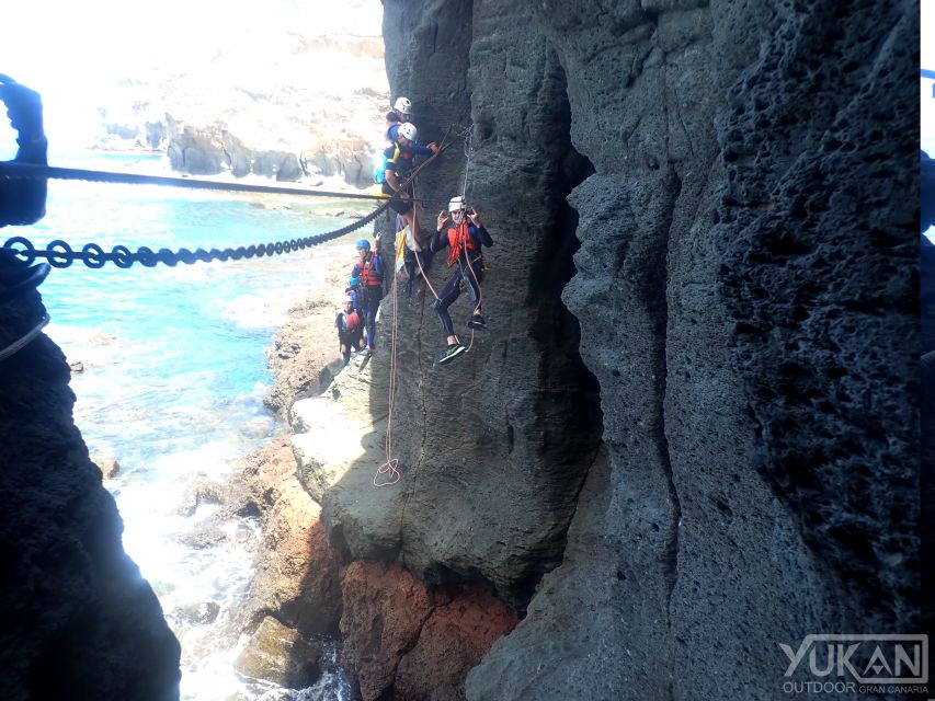 Las Palmas: Coastering, Via Ferrata, Water Jumping & Snorkel - Snorkeling, swimming, and optional jumps