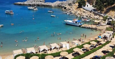 Lindos,Pefkos: All inclusive Swim & Snorkel Boat Cruise