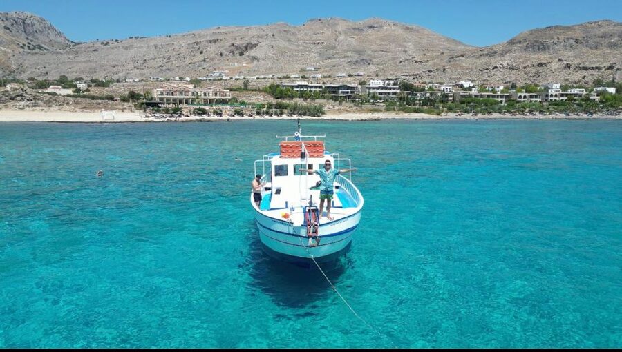 Lindos,Pefkos: All inclusive Swim & Snorkel Boat Cruise - What the boat and crew add to the day
