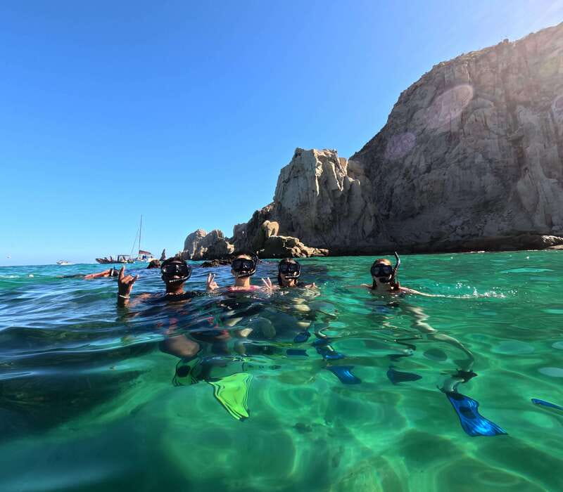 Los Cabos Arch & Lover’s Beach Tour + Snorkeling Tour - Starting beside the marina with Baja Snorkel