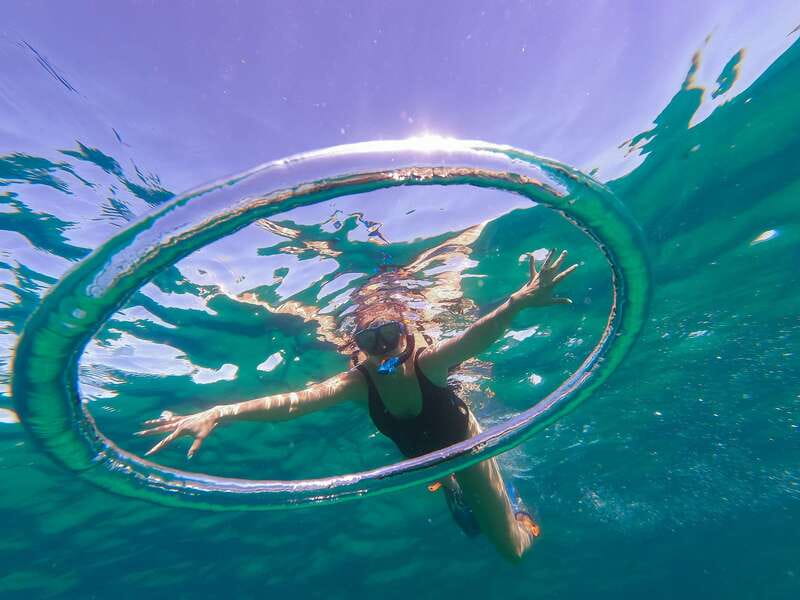 Los Cabos: Kayak to The Arch & Snorkel + Transport & Photos - Paddling toward the Arch of Cabo San Lucas