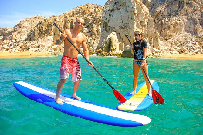 Los Cabos Power snorkel Adventure, Kayaking and Stand-Up Paddle - El Arco gives the ride a scenic highlight