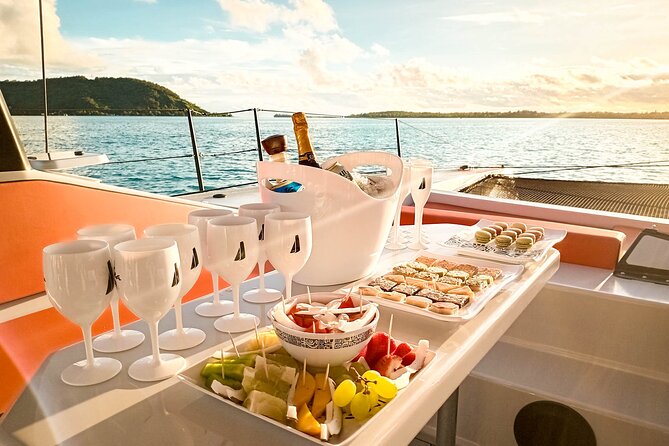 LUXURY PRIVATE Catamaran Bora Bora : Half-Day Trip - Leaving Bora Bora’s hotels behind