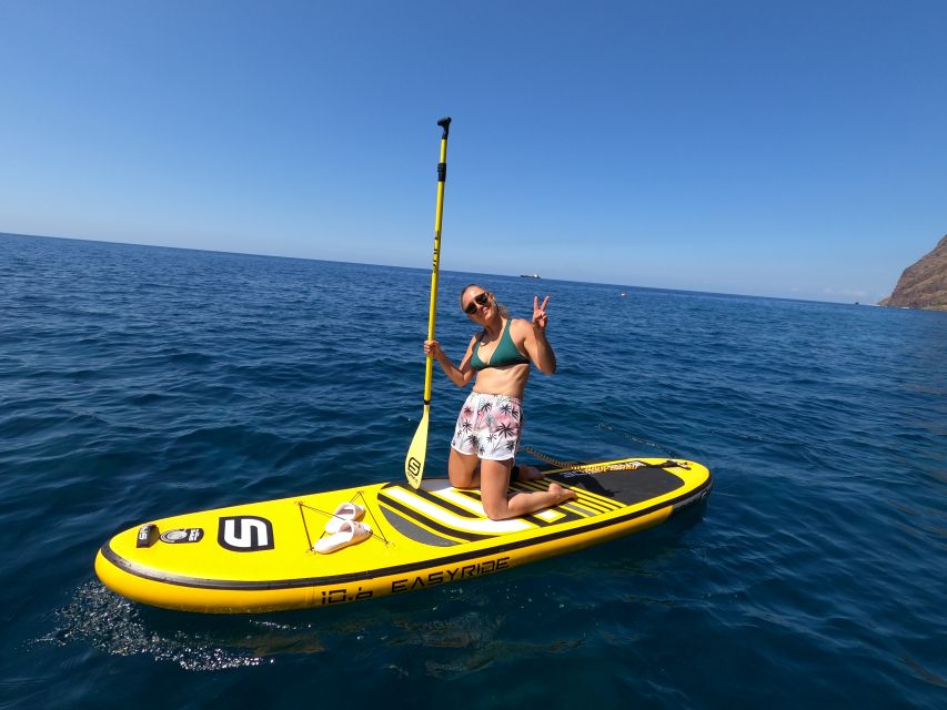Madeira: Private Paddleboard & Snorkel - Starting from Câmara de Lobos Bay