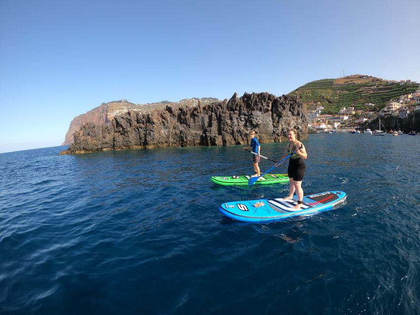 Madeira: Private Paddleboard & Snorkel - Paddling toward Cabo Girão