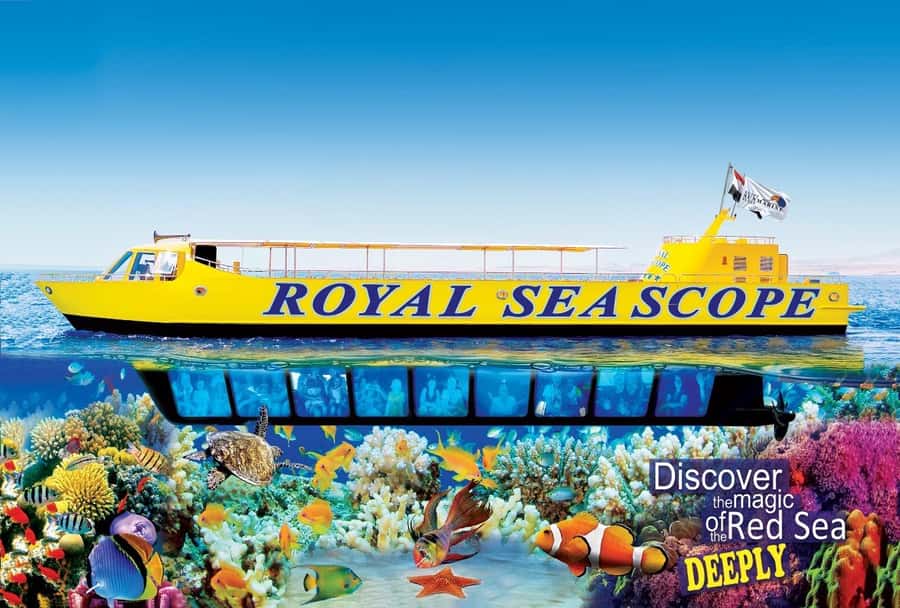 Makadi Bay: Royal Seascope Submarine Cruise & Snorkel stop - The boat ride out to the reef