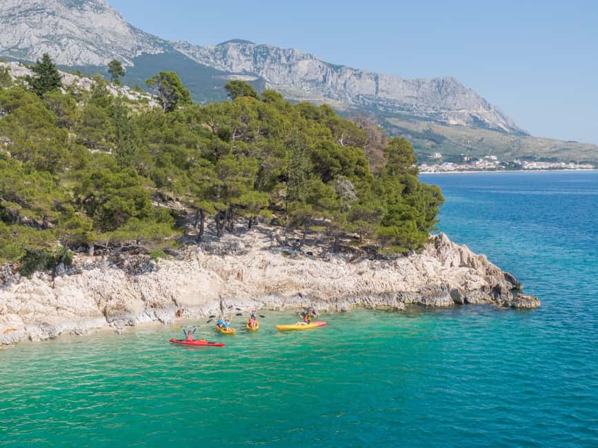Makarska: Guided Sea Kayaking Tour with Snorkeling Stop - Key points at a glance