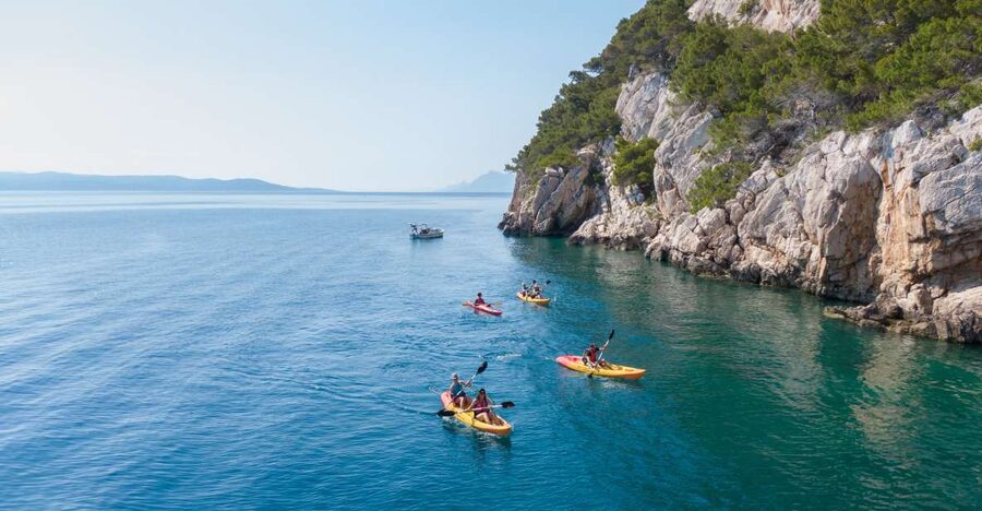 Makarska: Guided Sea Kayaking Tour with Snorkeling Stop - What the $53 price gets you
