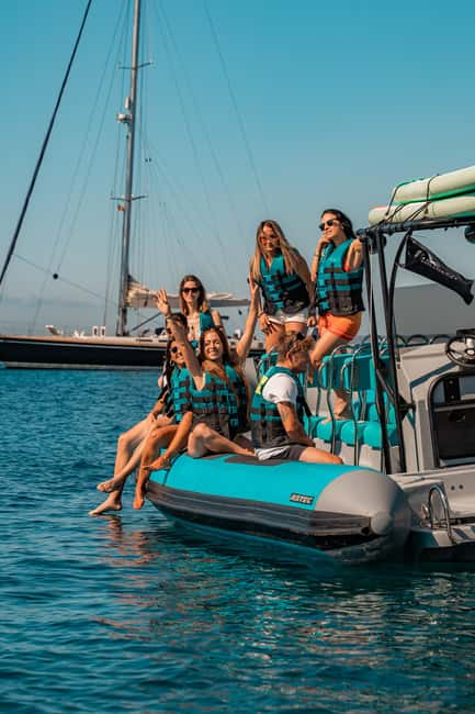 Mallorca: 2h speedboat tour, visit caves, cliffs and snorkel - The one-hour swim stop