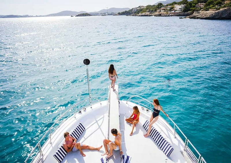 Mallorca: Palma Boat Tour & Snorkeling with Drink Included - From Palma toward Palmanova and the western bay