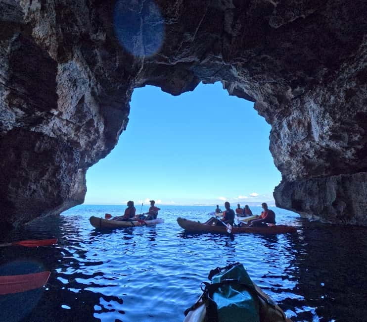 Mallorca: Sea Caves Kayaking Tour, Snorkeling & Snack - Inside the caves, where the tour earns its price