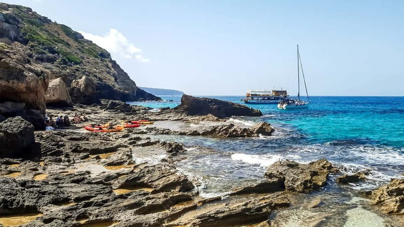 Mallorca: Sea Caves Kayaking Tour, Snorkeling & Snack - Snorkeling over Posidonia and clear water