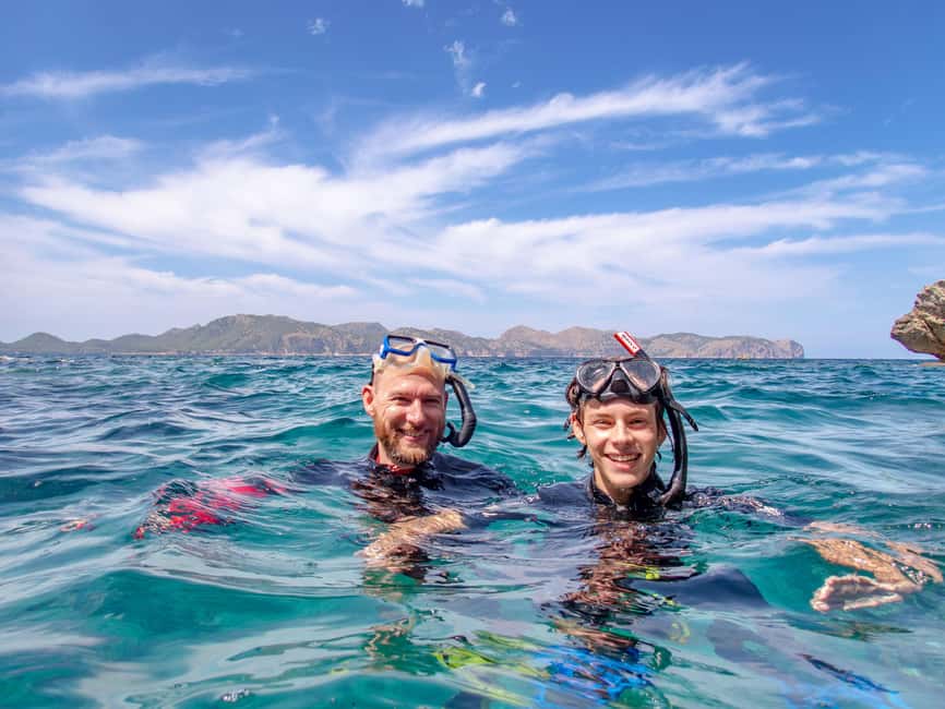 Mallorca: Snorkeling tour with diving instructor from a boat - Cap de Formentor - About 50 minutes among fish and small sea life