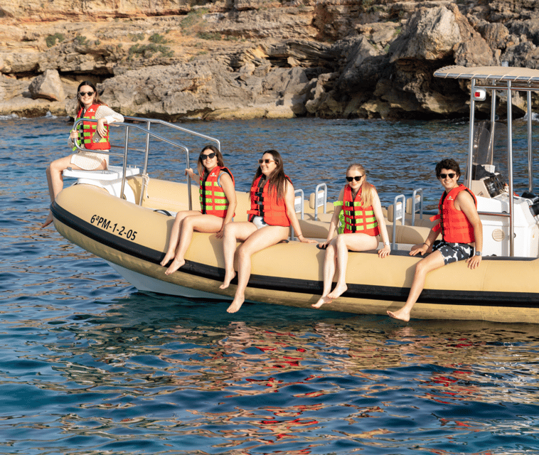 Mallorca: Visit Palma Speedboat adrenaline & snorkelling - Ses Illetes and the 40-minute snorkel break