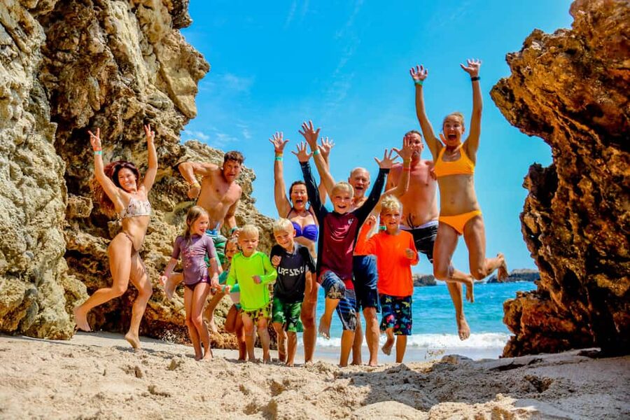 Marietas Islands Boat Tour: Snorkel, Kayak, Playa Nopalera - Cruising north across Banderas Bay