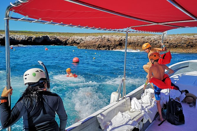 Marietas Islands Snorkel Tour & Hidden Beach - Snorkeling with guides in the water