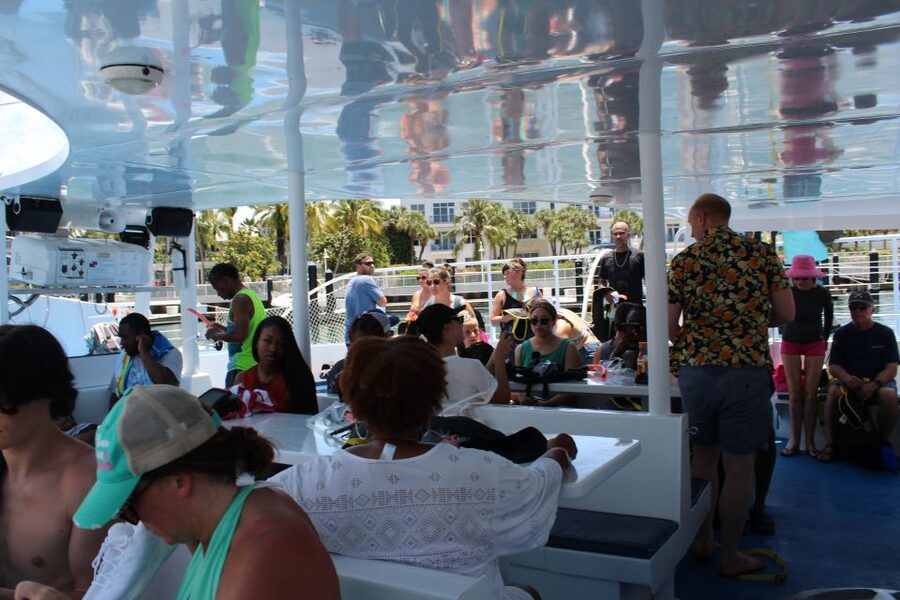 Miami: Key West Boat Tour w/ Optional Snorkeling & Open Bar - What the water time feels like