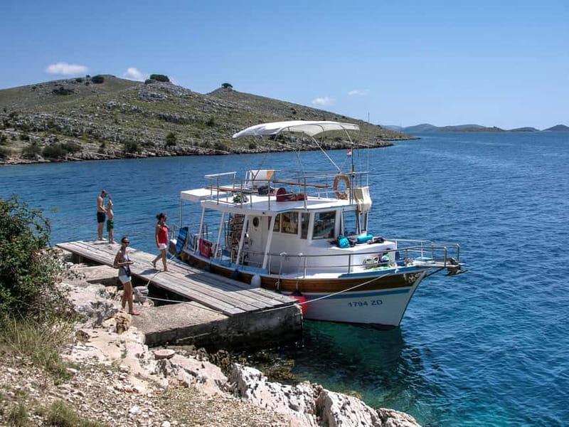 Mikado Kornati Excursion with snorkeling and hiking stops - Tarac Bay, the church, and Tureta Fort