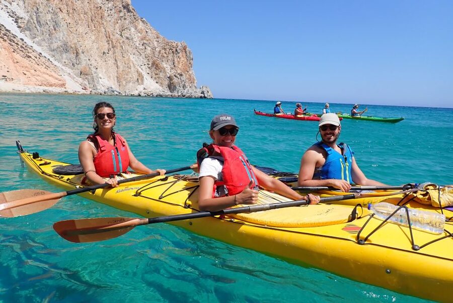 Milos: Guided Kayaking Trip with Snorkelling & Lunch - What the $129 price includes