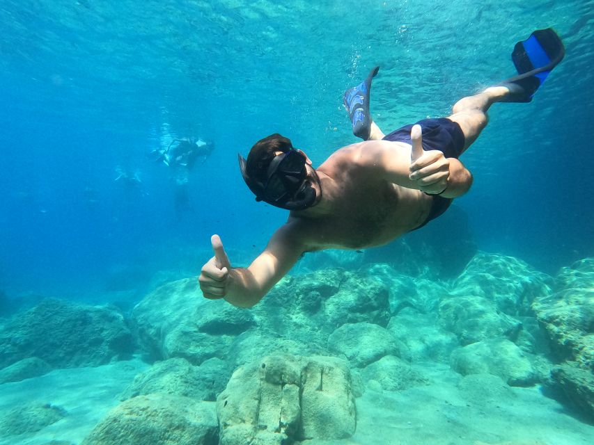 Milos: Half-Day Speedboat Cruise to Klefiko with Snorkeling - Kalogries and the final long swim