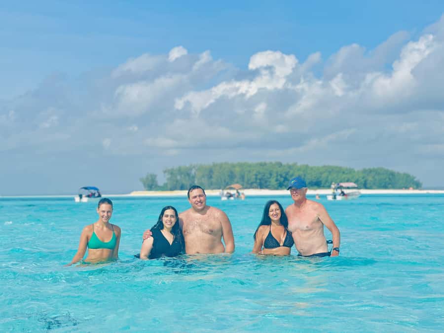 Mnemba dolphin & snorkel: from matemwe, pwani, kwingwa, Uroa - Third stop: the sandbank and the tide