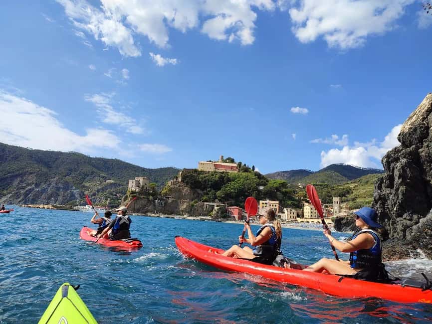Monterosso al Mare: Monterosso Kayak and Snorkeling Tour - The Twenty-Minute Swimming and Snorkeling Stop