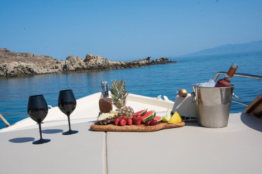 Mykonos: Private Cruise by Wooden Boat with Snorkeling - The main stop at Frangias Beach