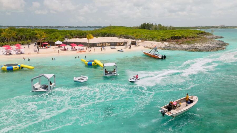Nassau: Swimming Pigs, Snorkeling, Lunch, & Beach Boat Tour - The return ride and Nassau views