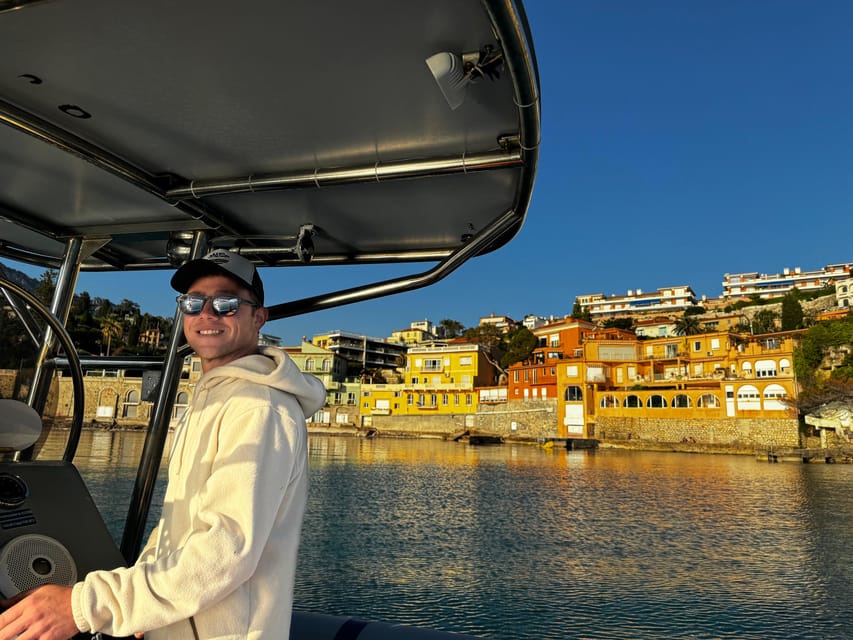 Nice: Mala Caves, Villefranche & Snorkeling Boat Tour - Forty-five minutes in Villefranche-sur-Mer
