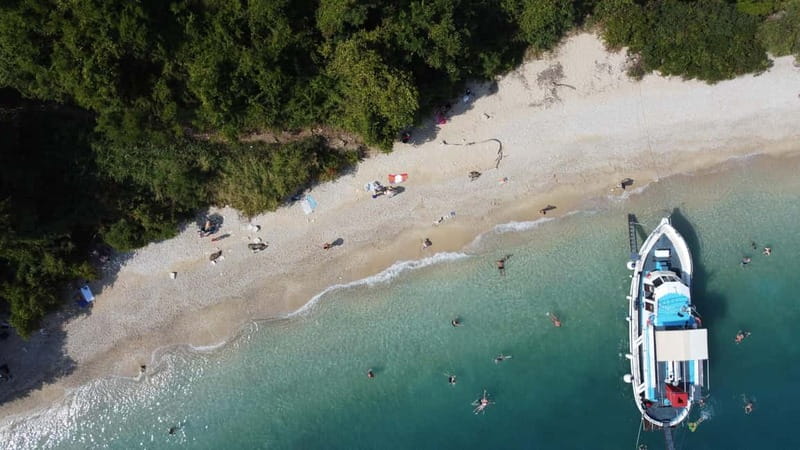 Northeast Corfu Coastal: Swim, Snorkel with lunch & drinks - Leaving Corfu Port beside the Old City