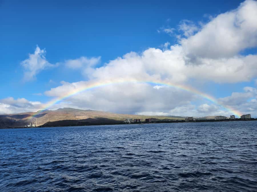 Oahu: Snorkeling & Dolphin Watch Cruise w/ Luau Style Buffet - Setting out from Ko Olina toward the Waiʻanae Coast