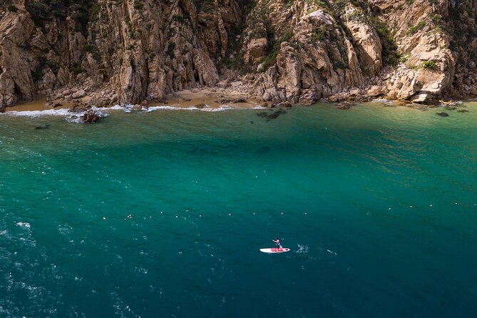 Paddleboard Expedition to the Arch of Cabo San Lucas, Lovers Beach & Snorkel - Lovers Beach, Divorce Beach, and a short break