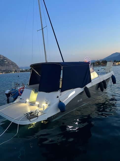 Palermo: Luxury Boat Tour with Snacks and Snorkeling - One hour in the Gulf of Mondello