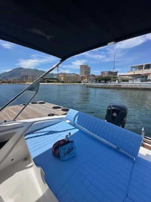 Palermo: Mondello Boat Tour con snack e snorkeling - Vergine Maria Brings the First Swim