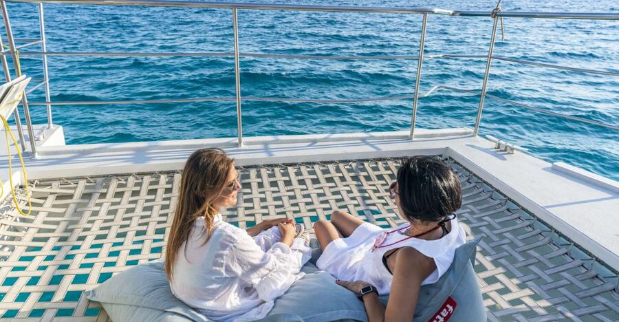 Palma: Catamaran Cruise with Swimming and Snorkelling - Cap Enderrocat and Cala Vella: the reason to bring your swimsuit