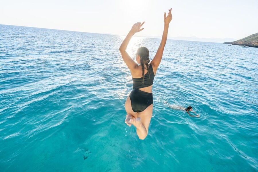 Palma: Catamaran Cruise with Swimming and Snorkelling - Swimming, jumping, and time on deck